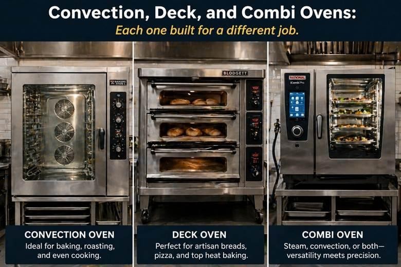 convection deck and combi ovens