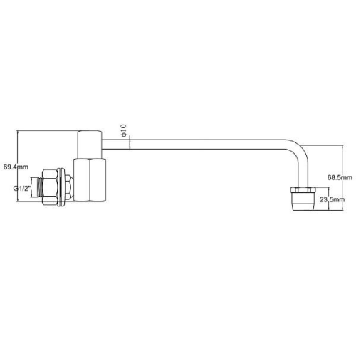 Wok Faucet Model YB-8706 - Image 2