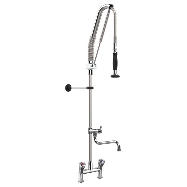 8" (203 mm) Center Deck Mounted Pre-rinse Faucet 50102A-HP98-ES2