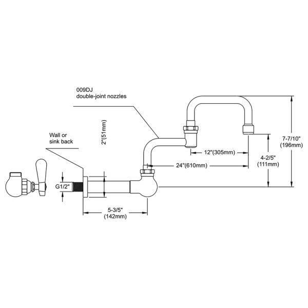 Double-joint Faucet 9817-009DJ - Image 2