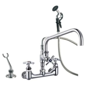 Big-flo Faucet and Spray Valve BF9819-M600-AS, BF9819-M600UK-AS