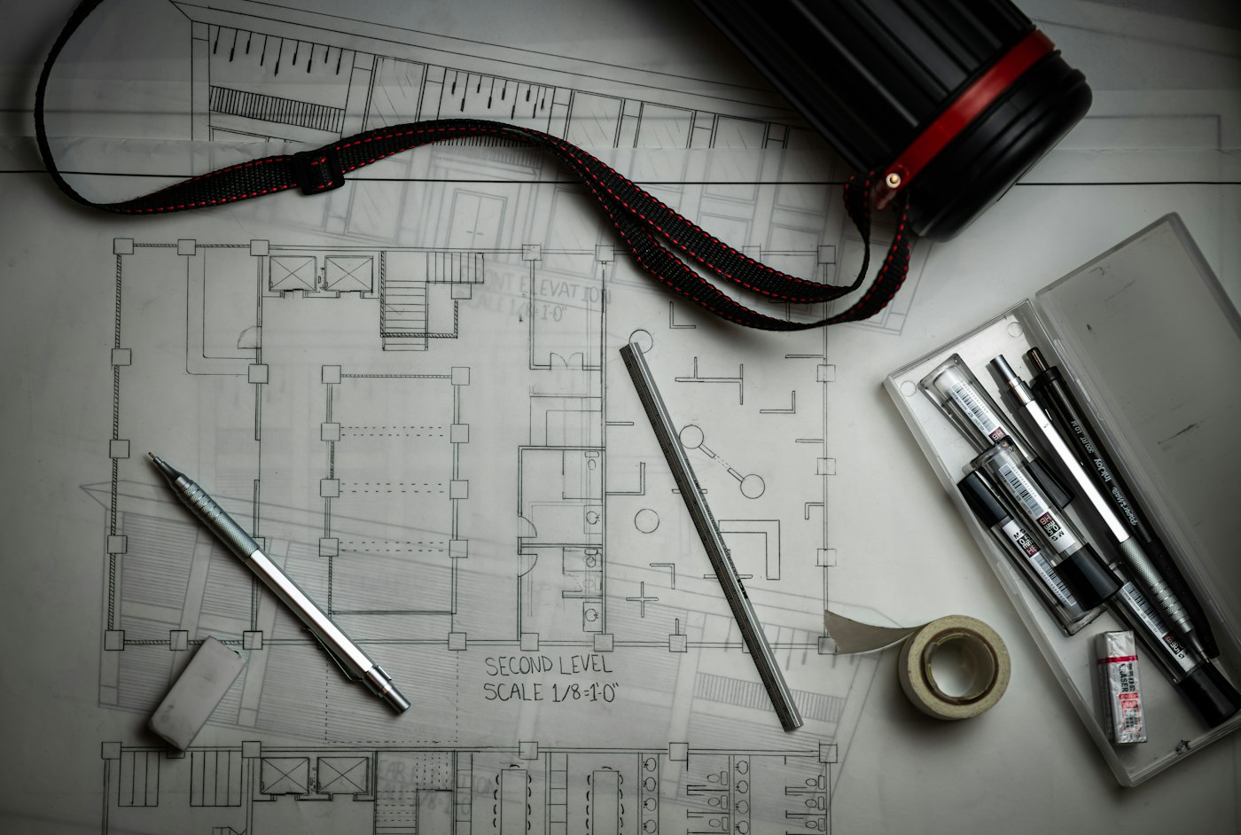 Architectural blueprint and construction documents