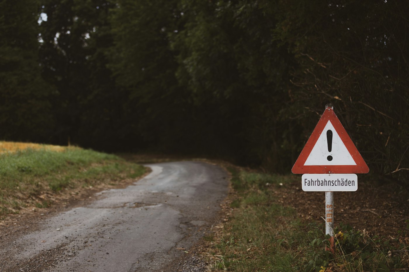 Caution and warning signage